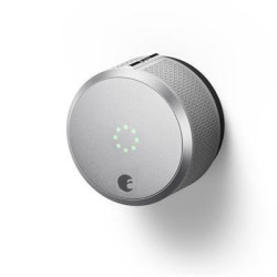 August Smart Lock Pro + Connect, Silver