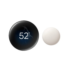 Google Nest Learning Thermostat 4th Gen-Polished Obsidian