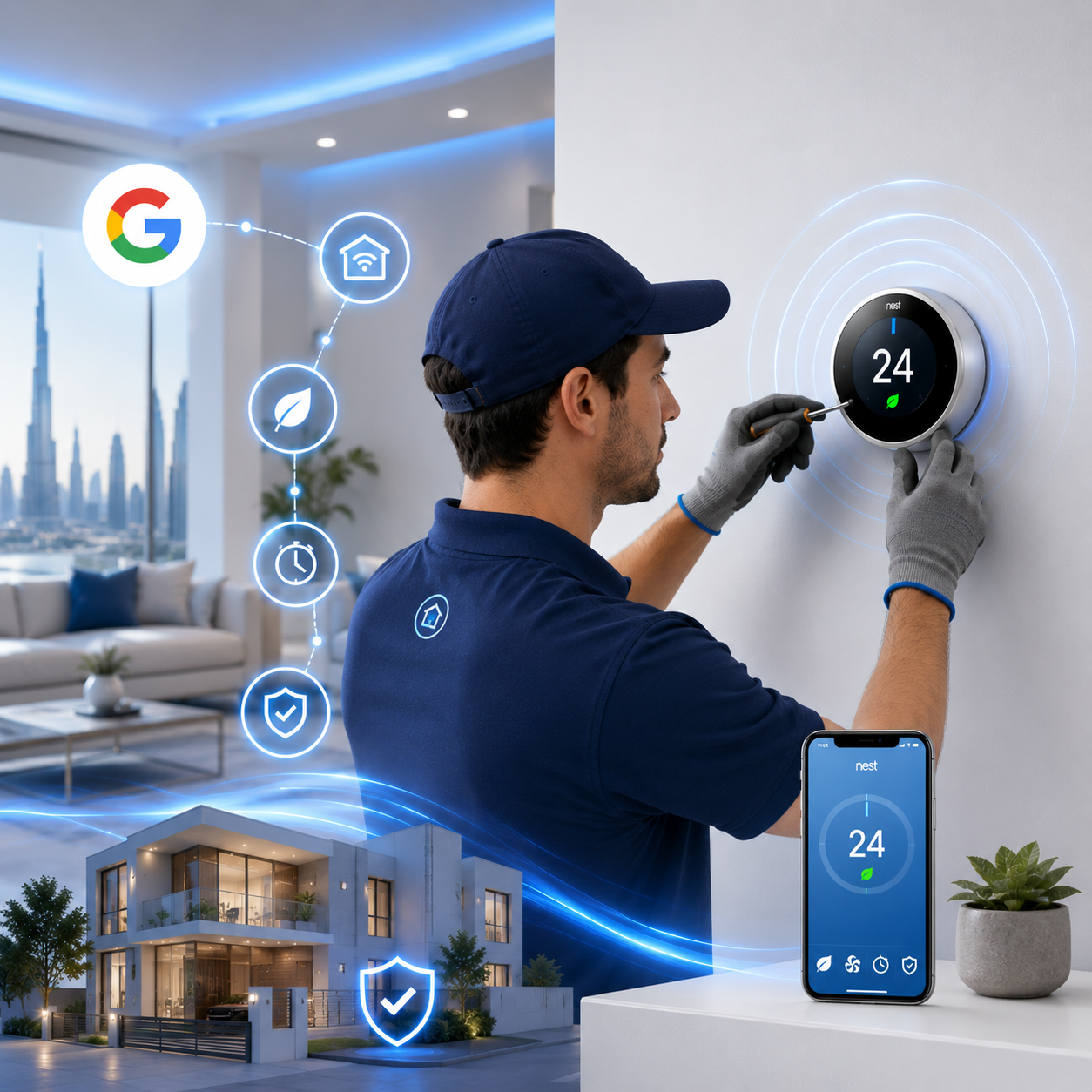 Seamless Installation of Google Nest Thermostats