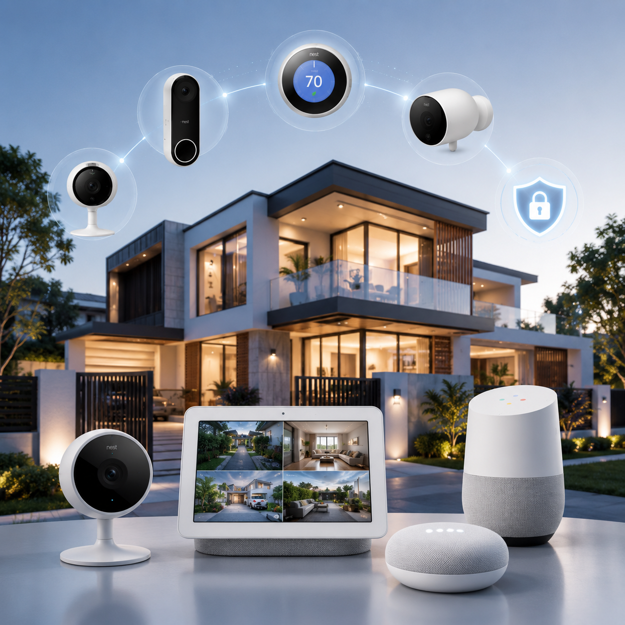 Smart Security System Function of Villa Dubai UAE – Smart Gain Automation