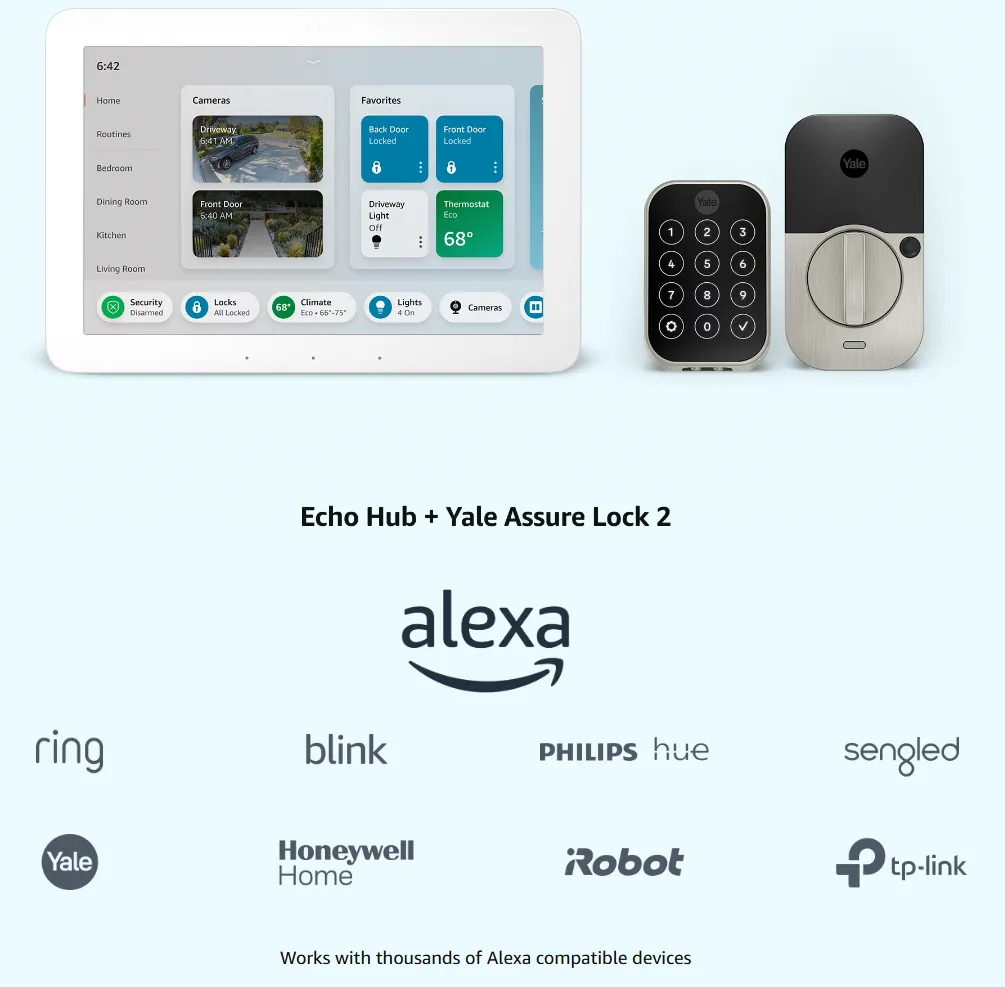 Amazon Echo Hub 8” Smart Home Control Panel with Alexa - US Version - Image 7