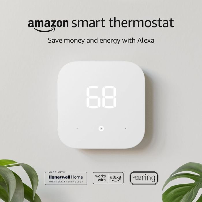 Amazon Smart Thermostat – Save money and energy - Works with Alexa and Ring - 1st Gen S6ED3R - US Version - Image 5