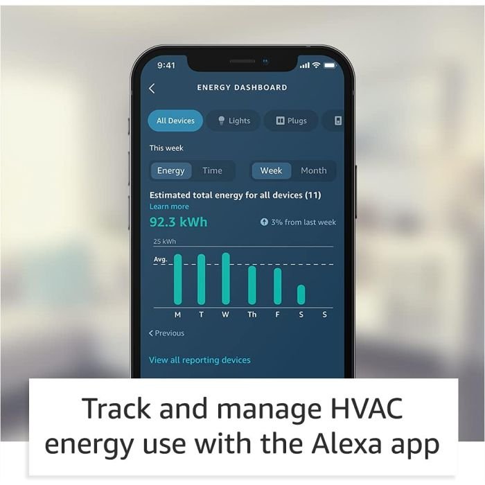 Amazon Smart Thermostat – Save money and energy - Works with Alexa and Ring - 1st Gen S6ED3R - US Version - Image 6
